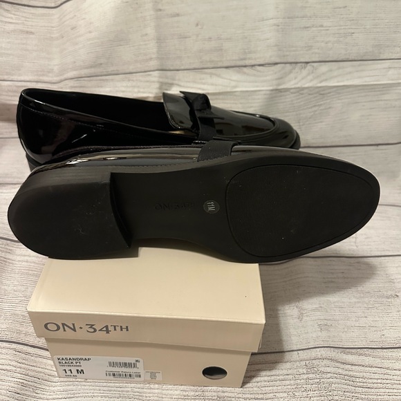 ON-34th Black Patent Leather Loafers - Picture 4 of 6